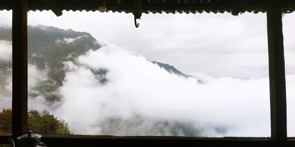 From balcony of Dining