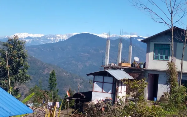 Mt. Kanchendjungha from Malgudi Homestay